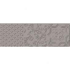 Плитка 10*30 Esencia Relieve Gris Brillo